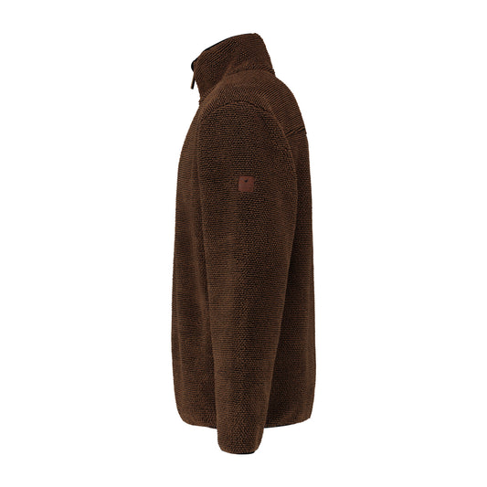 Andrew - Fleece sweater - Men - Brown L