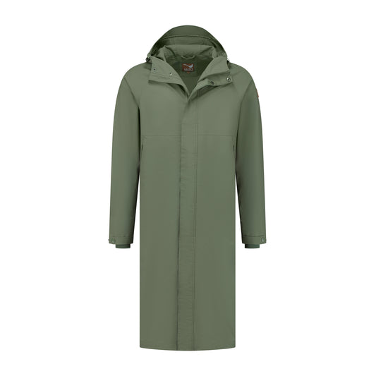 Linc - Long raincoat - Men - Green F