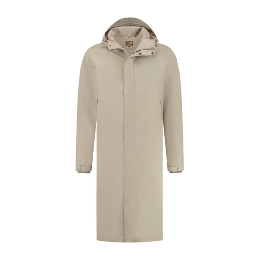 Linc - Long raincoat - Men - Taupe F