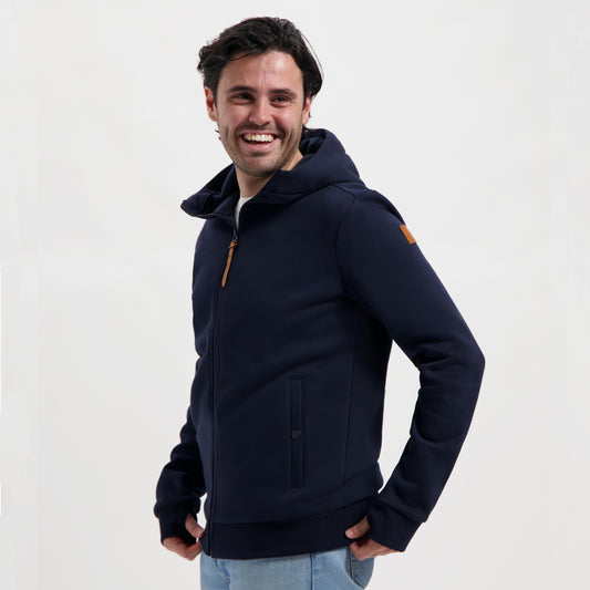 Landon - Sweat jacket - Men - Navy MV