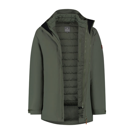 Liam - 3-in-1 jacket - Men - Green CVO