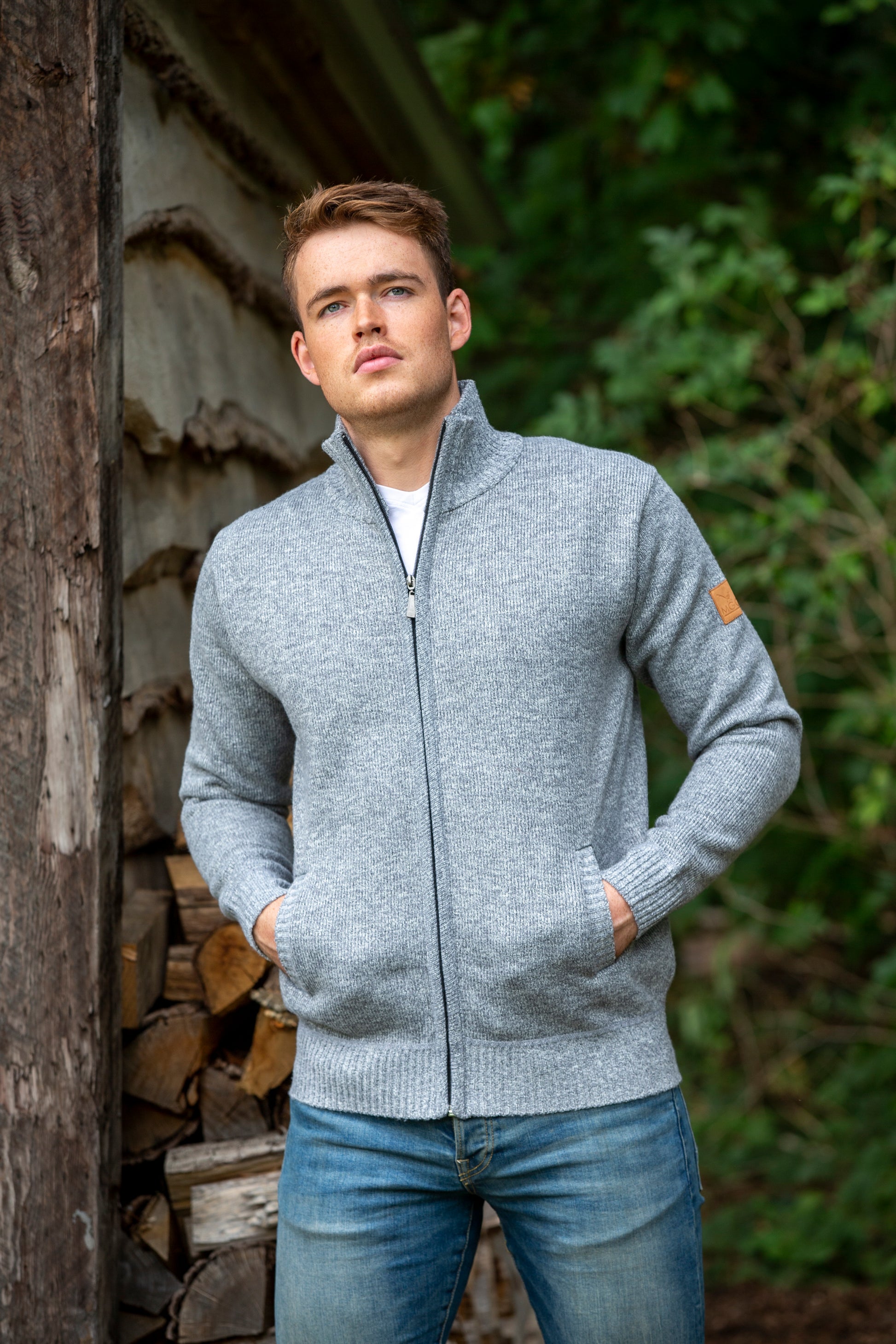 Pine - Cardigan - Men - Grey MV