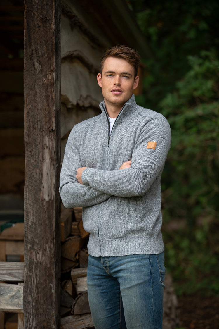 Pine - Cardigan - Men - Grey MV