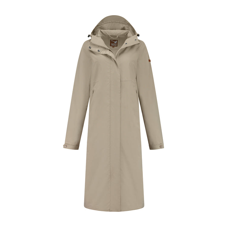 Lori - Long raincoat - Lady - Taupe F