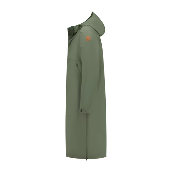 Linc - Long raincoat - Men - Green L