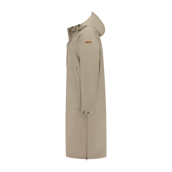 Lori - Long raincoat - Lady - Taupe L