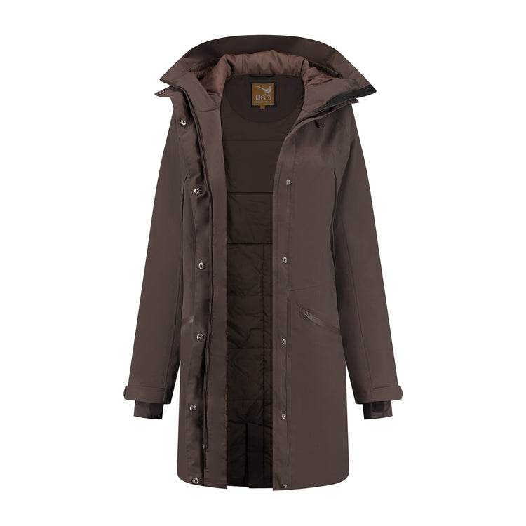 Dominique - Waterproof Jacket - Lady - Brown CVO