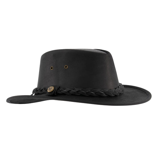 Leather Country Hat Black ACC2